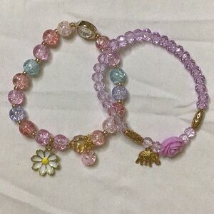 Elegant Multicolor Beaded Bracelets Set